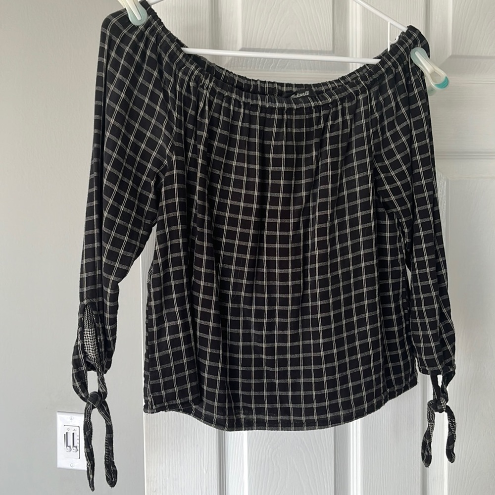 Madewell Off the shoulder blouse